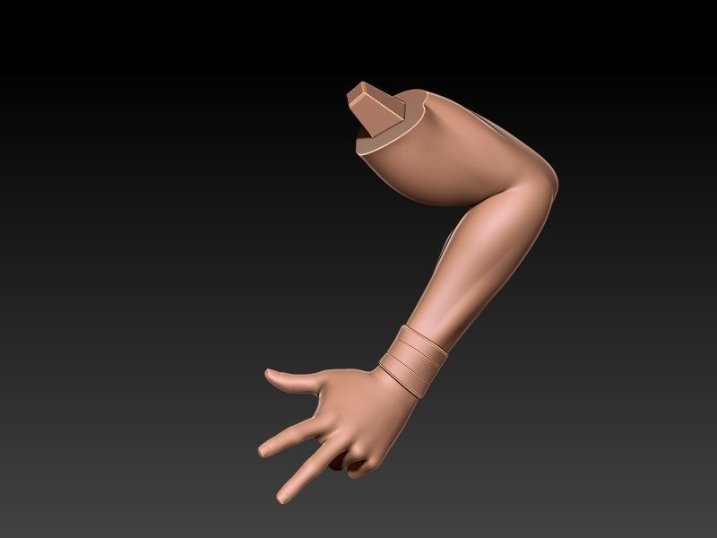 She-hulk  Gym workout  3D print model_25