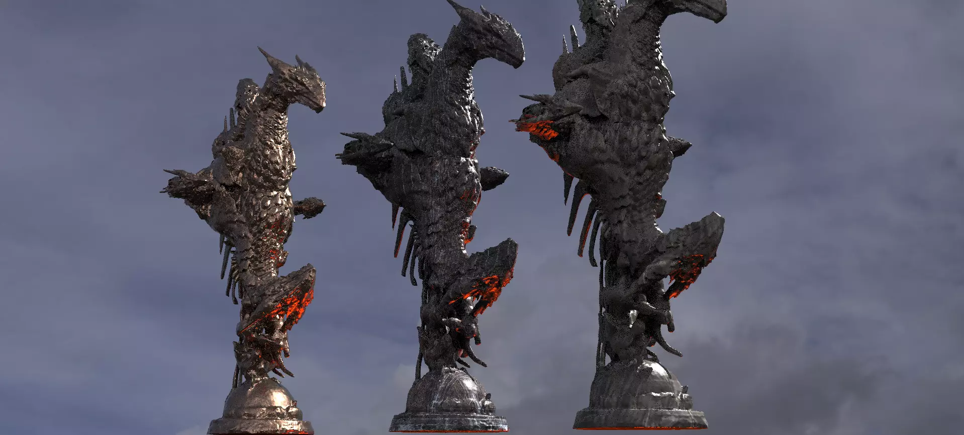 Hades Underworld Pillar 3D 3D model_0