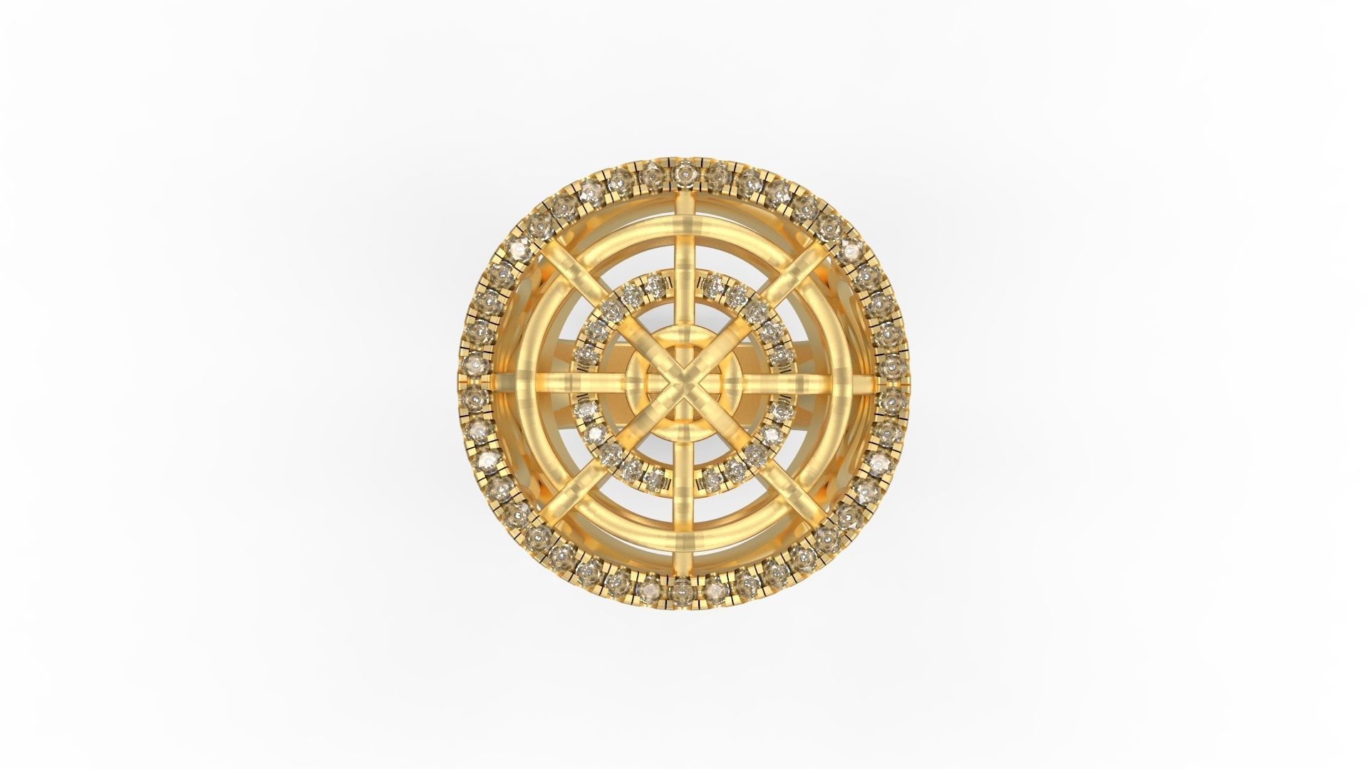 Cocktail Ring 043 3D print model_4