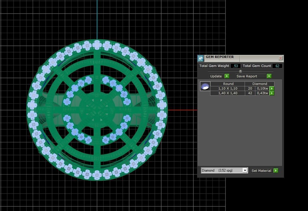 Cocktail Ring 043 3D print model_8