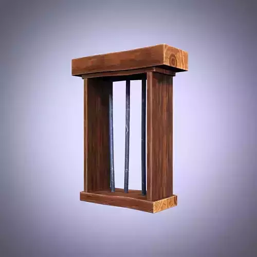 Old Toon Wooden Window