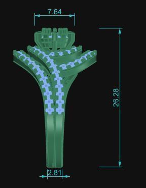 Cocktail Ring 049 3D print model_7