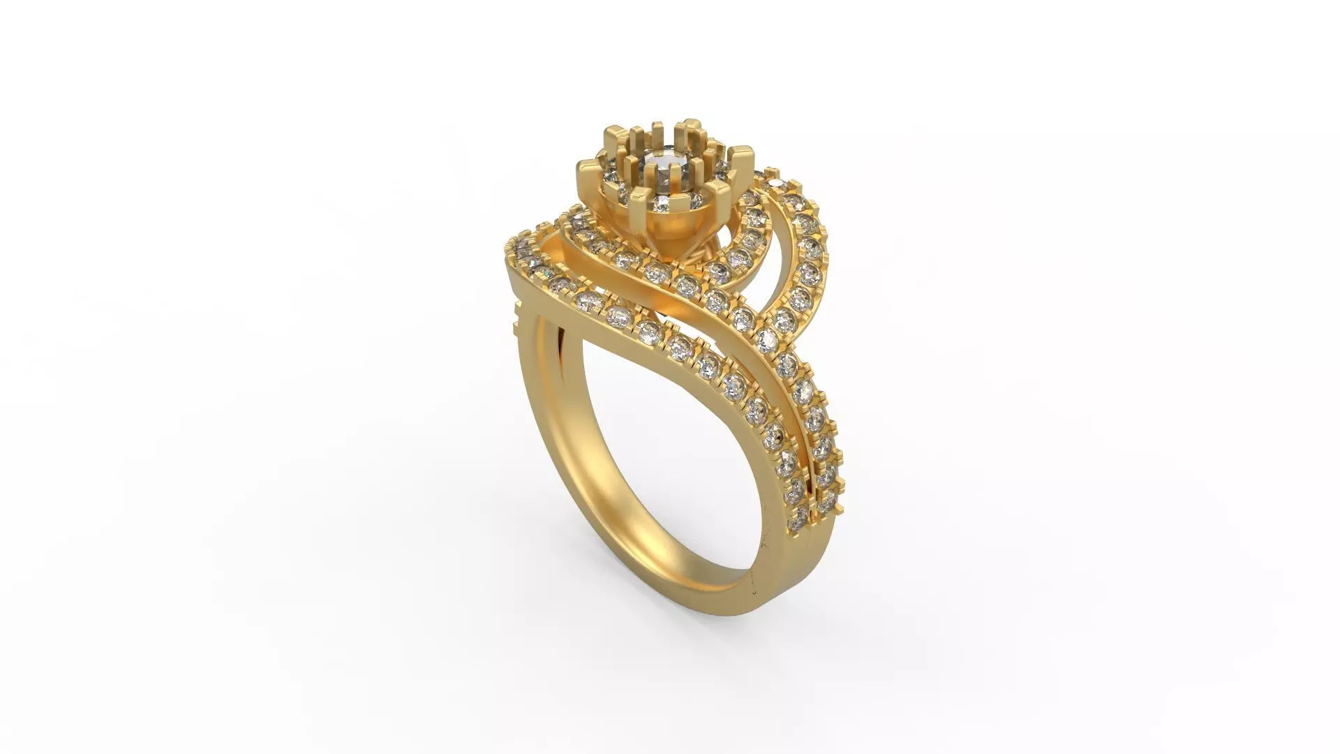 Cocktail Ring 049 3D print model_0