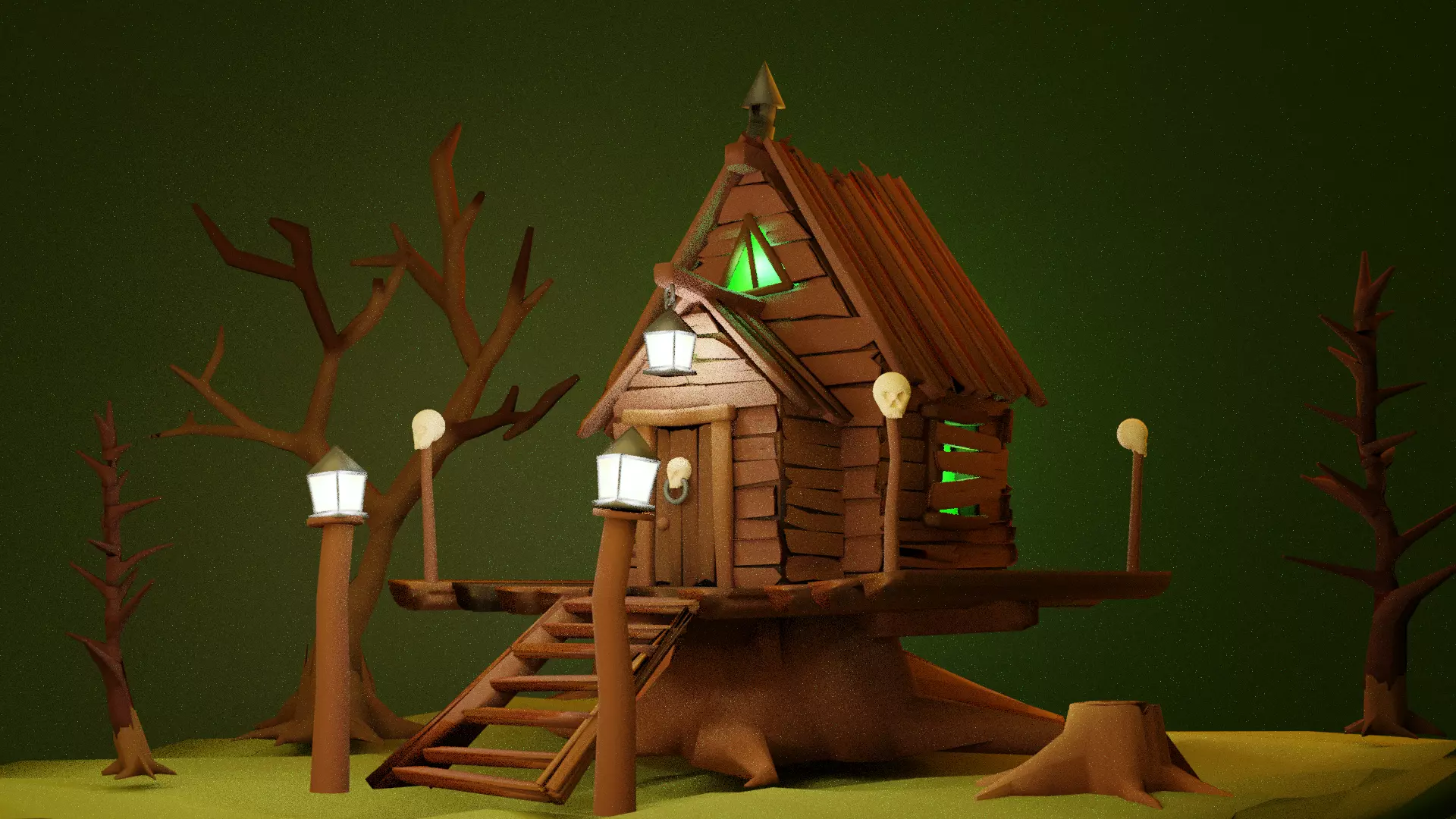 Witch House 3D model