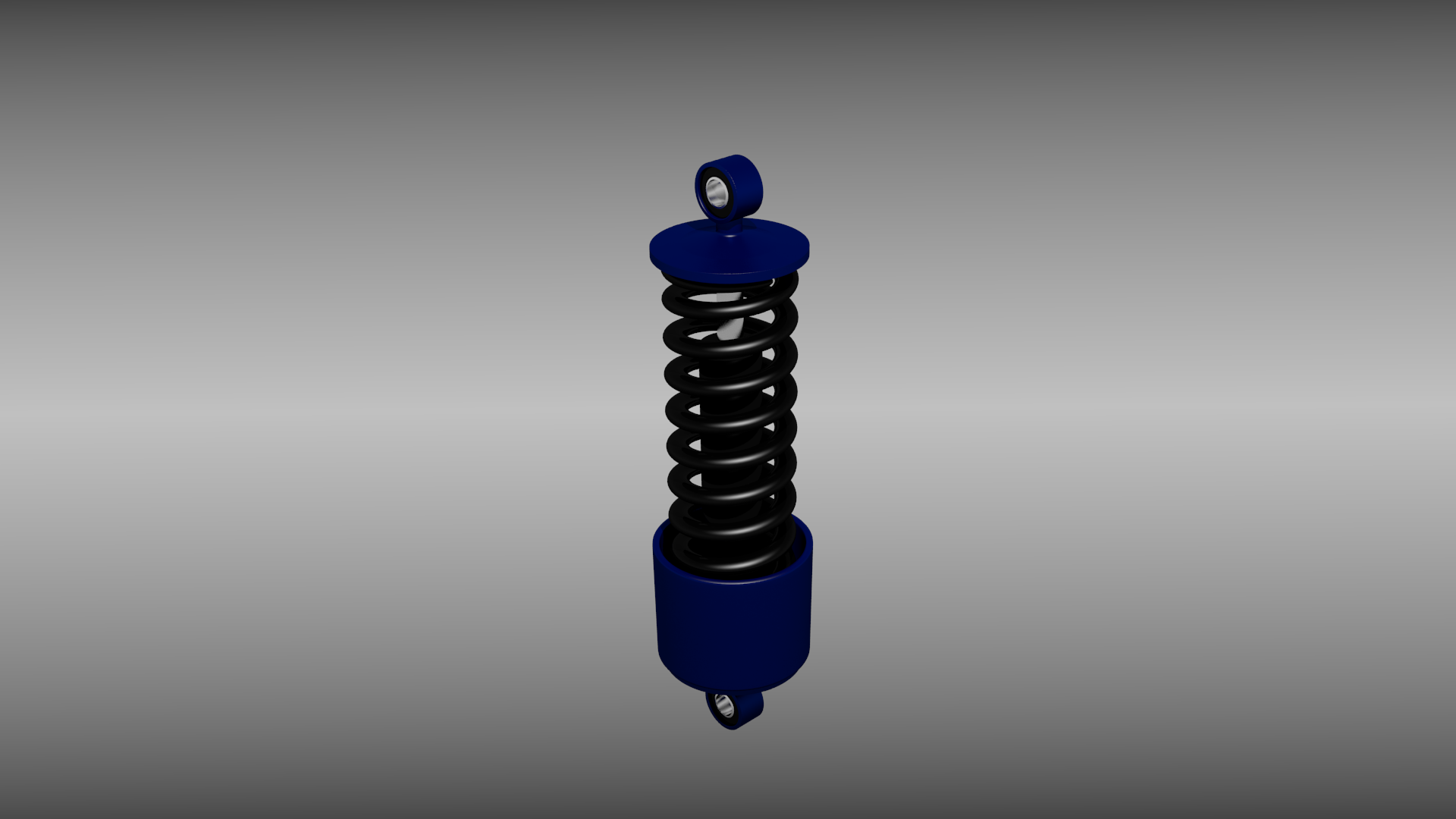 Animated shock absorber 3D model_3