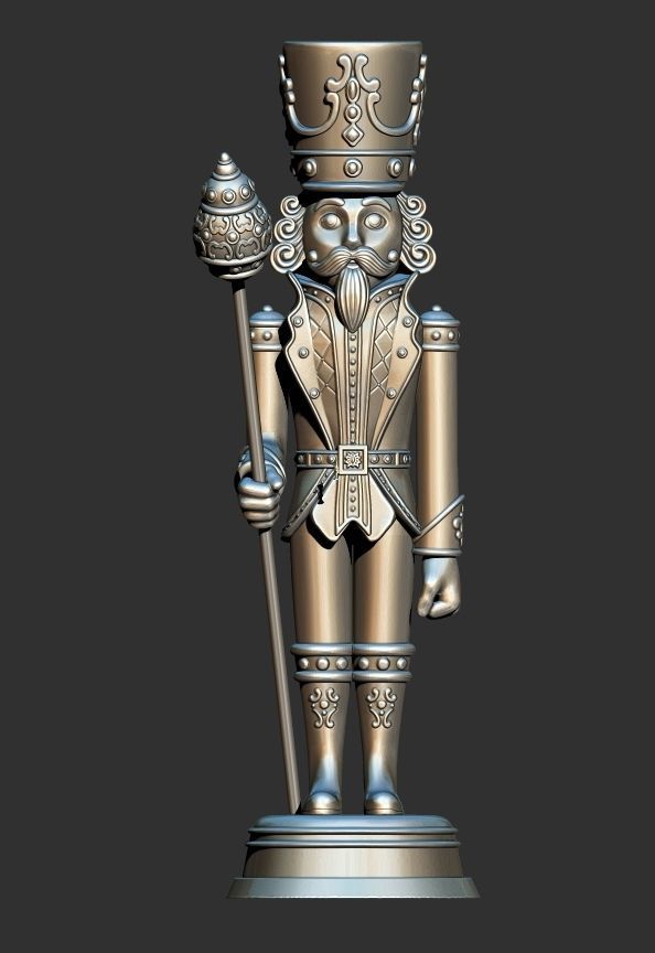 Nutcracker for print hobby toy   3D print model_7