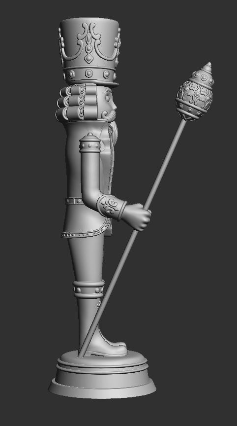 Nutcracker for print hobby toy   3D print model_1