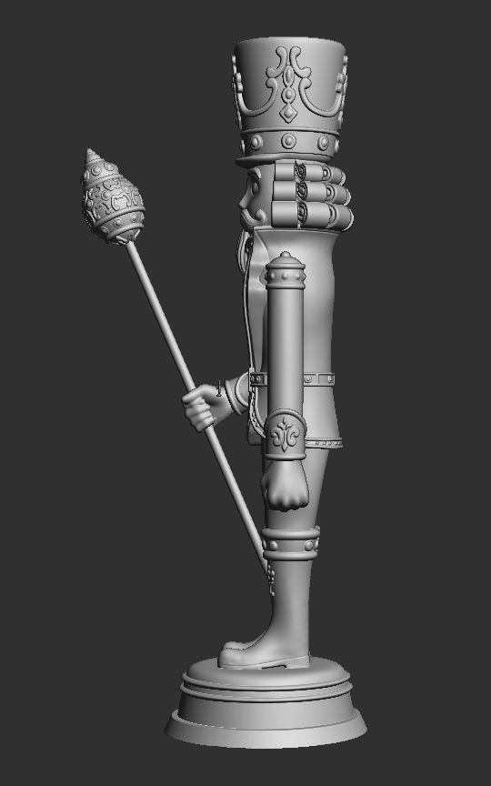 Nutcracker for print hobby toy   3D print model_3