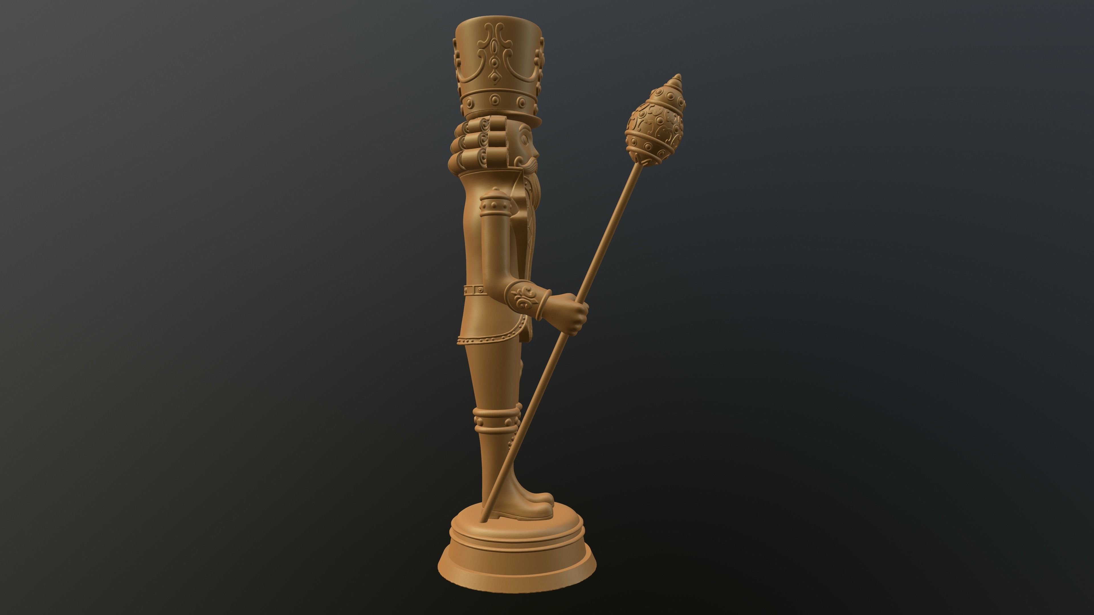 Nutcracker 3D model 3D printable CGTrader