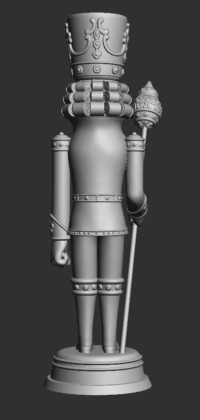 Nutcracker for print hobby toy   3D print model_2