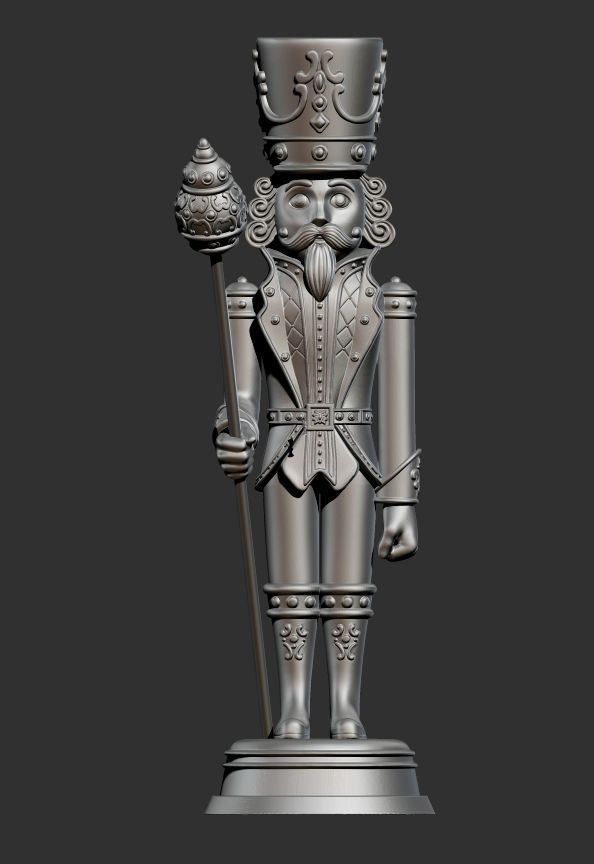 Nutcracker for print hobby toy   3D print model_8