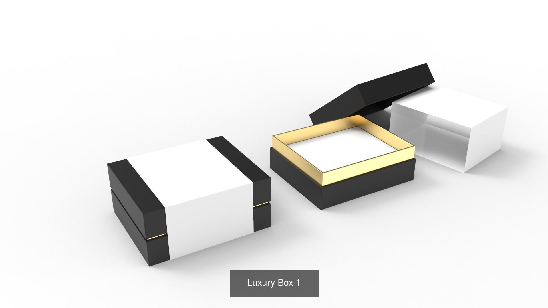 Gift Boxes - 10 Pack 3D Model Collection_7