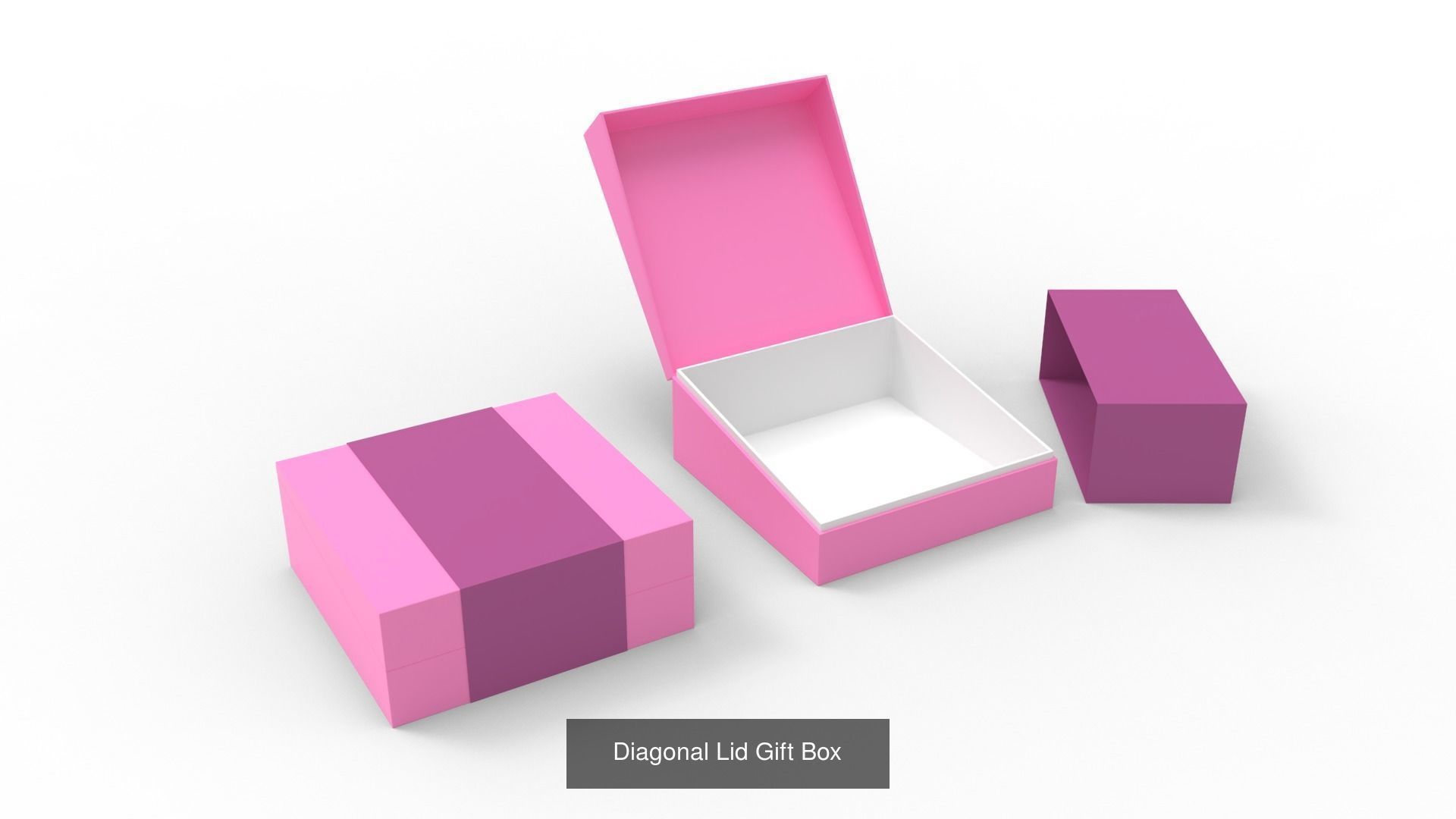 Gift Boxes - 10 Pack 3D Model Collection_6