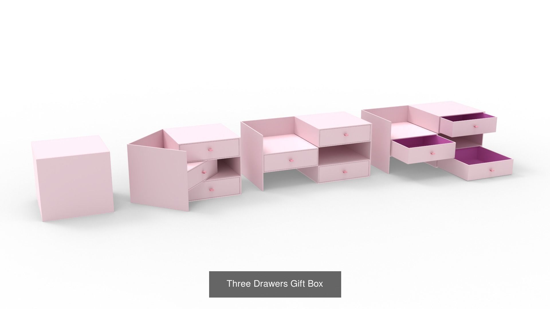 Gift Boxes - 10 Pack 3D Model Collection_10