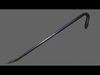 PBR Crowbar V3BlueBlack Low-poly 3D model_1