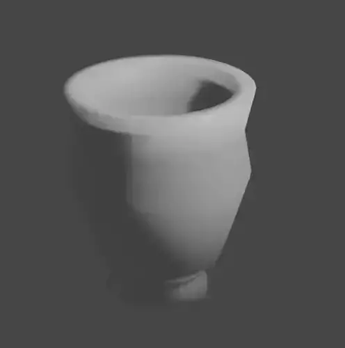 Lowpoly Plant Vase