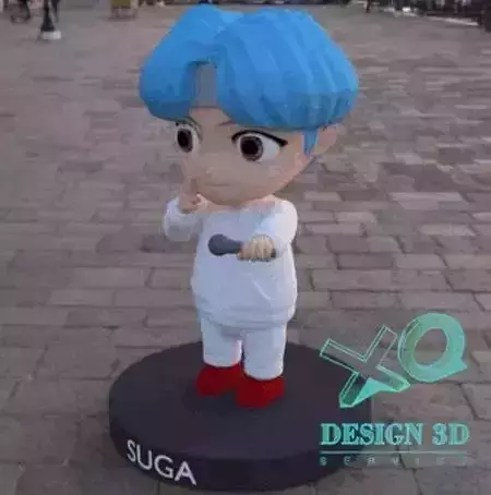  tiny tan SUGA  3D print model