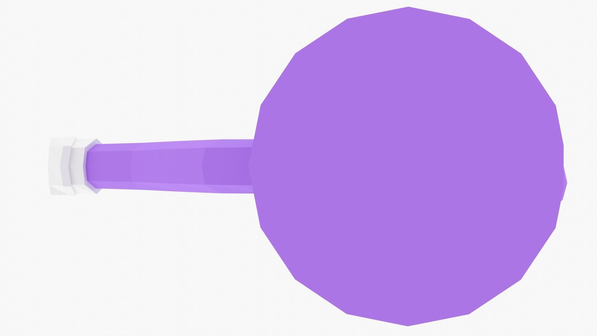 Watering Can Low-poly 3D model_3