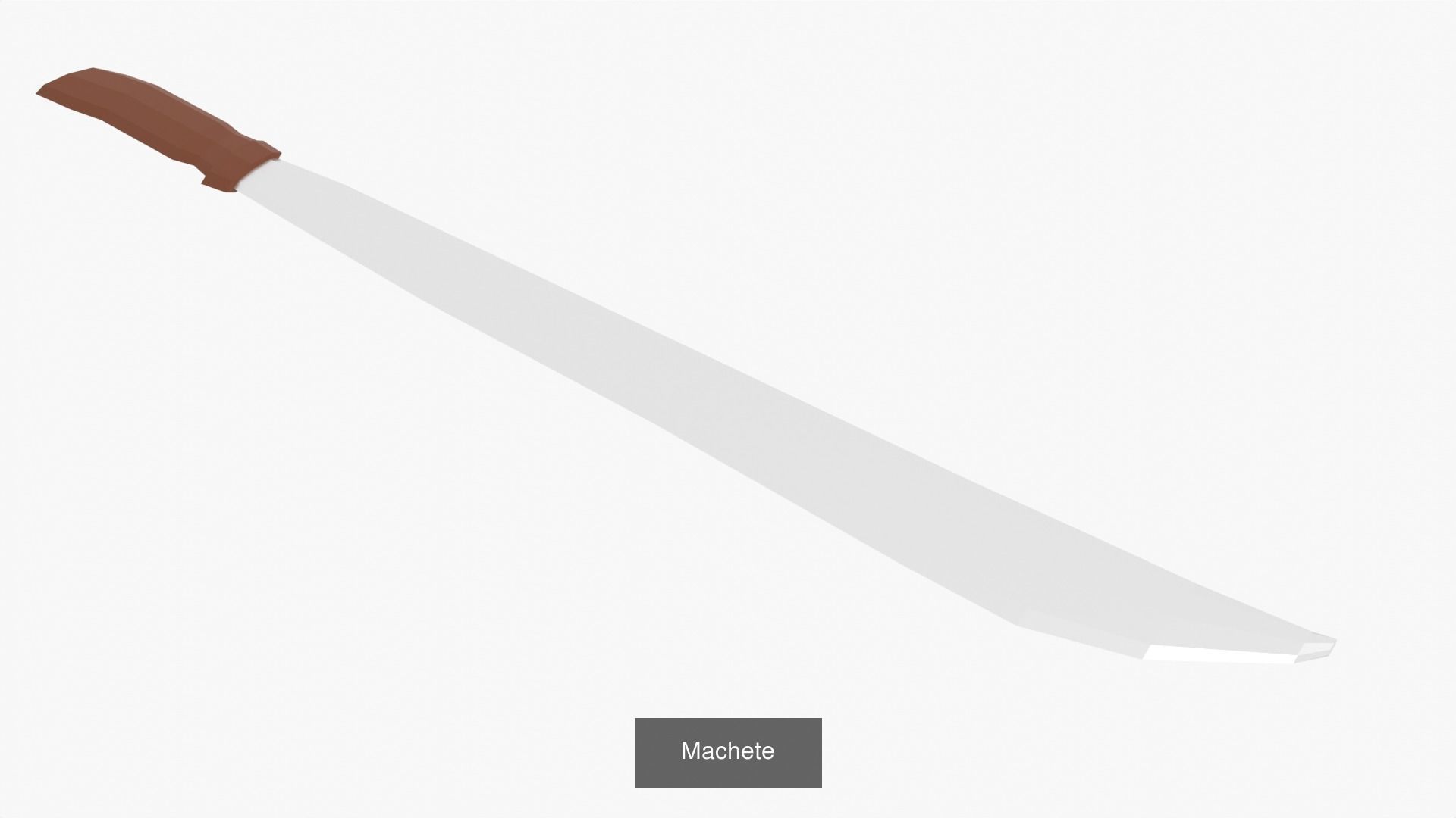 Basic  Low Poly Farming Tools 3D Model Collection_14