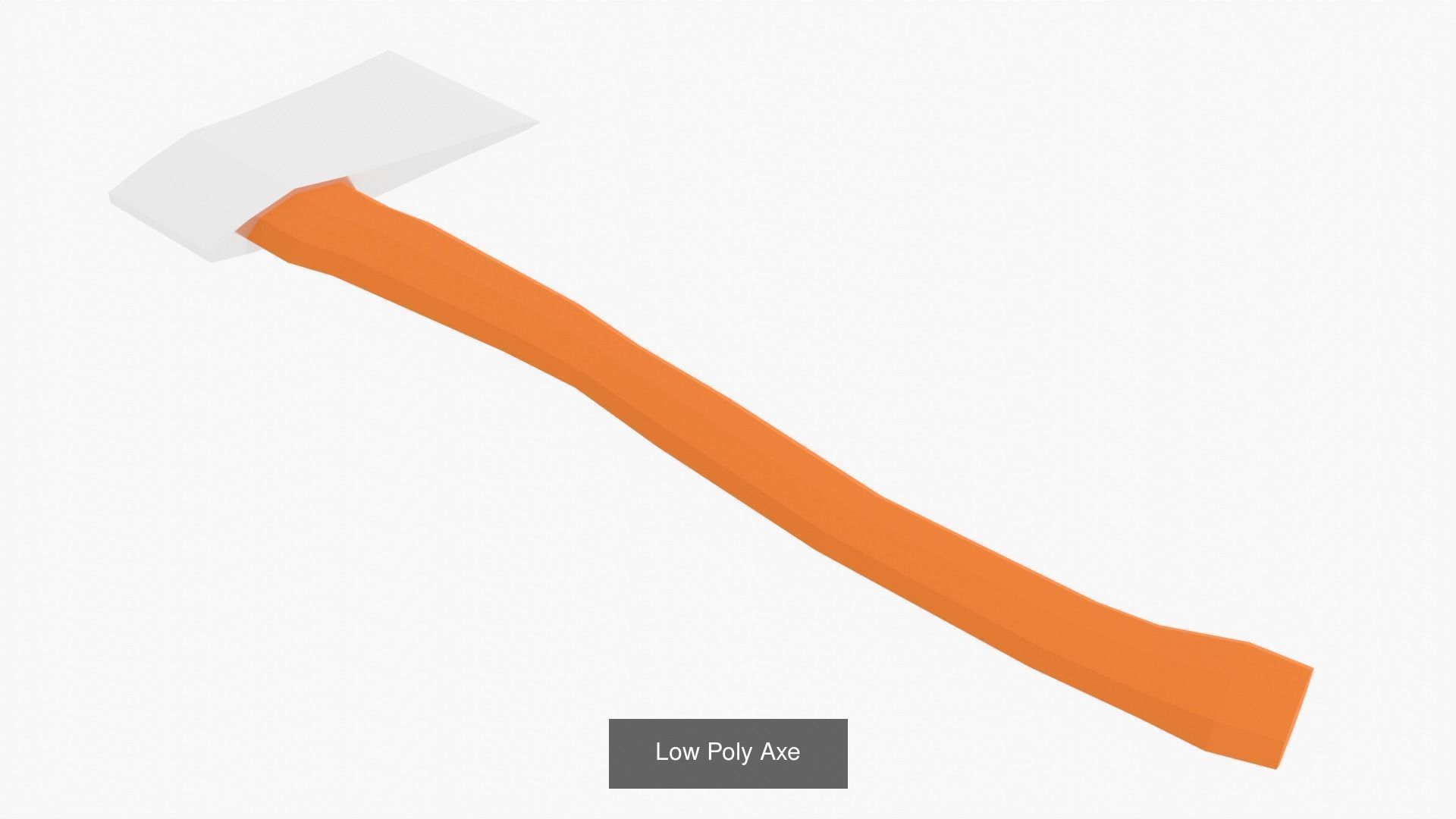 Basic  Low Poly Farming Tools 3D Model Collection_11