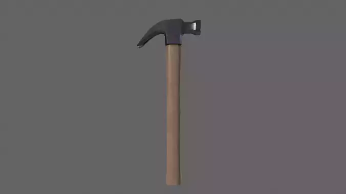 PBR Claw Hammer Wood1