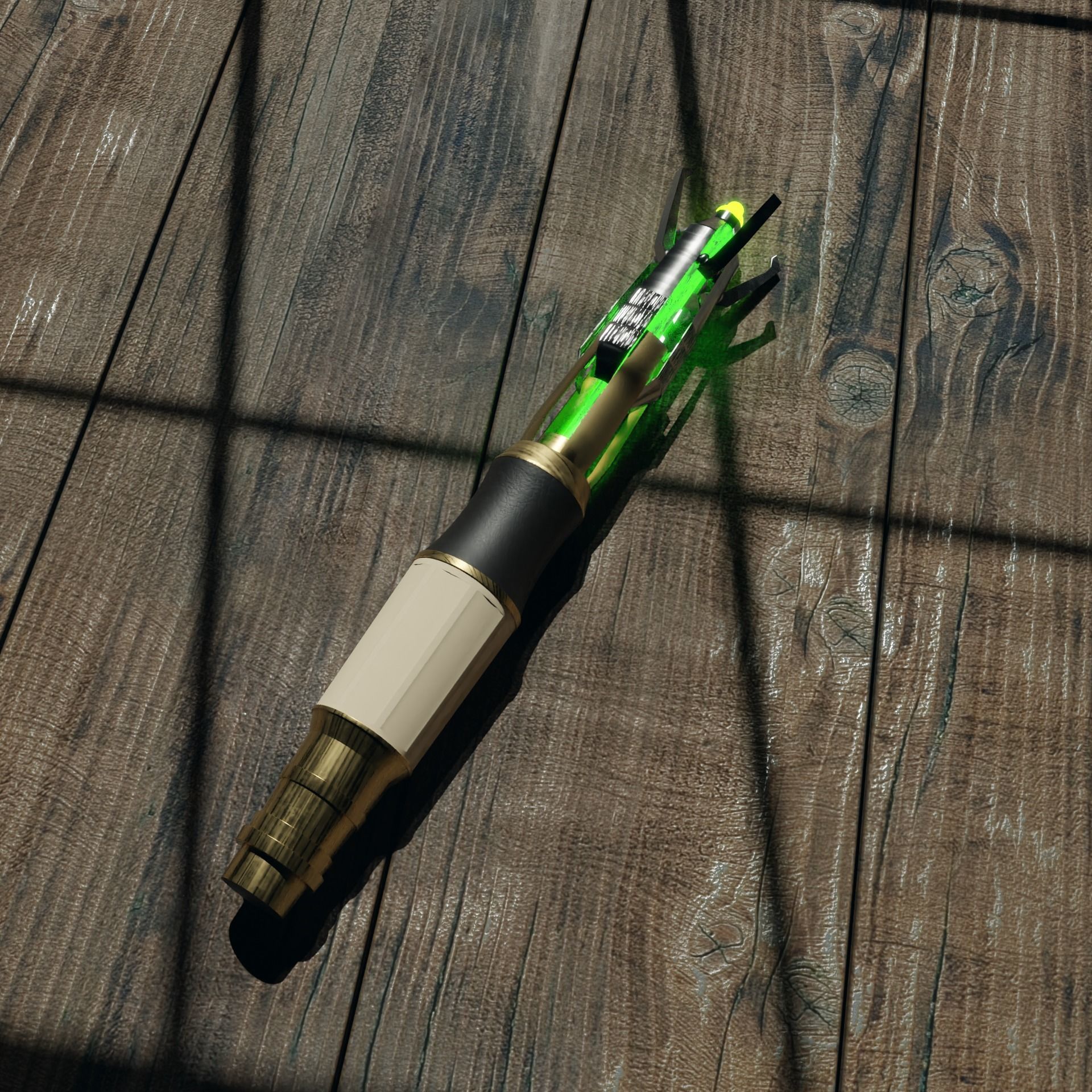 11th Doctors Sonic Screwdriver 3D model_3