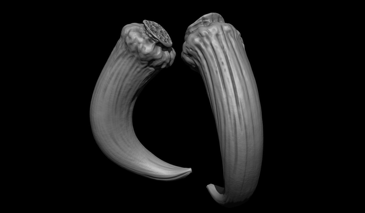 3D PRINTABLE MYTHOSAUR SKULL AND HORNS - THE MANDALORIAN 3D print model_32