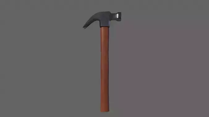 PBR Claw Hammer Wood2