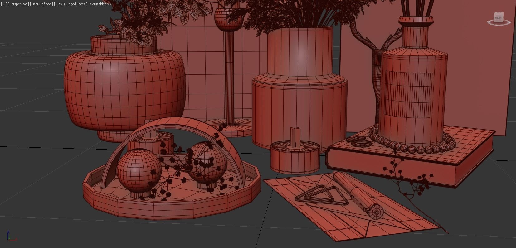 Decor Set 025 3D model_9