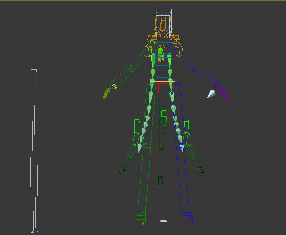 Beautiful elven wizard Low-poly 3D model_22