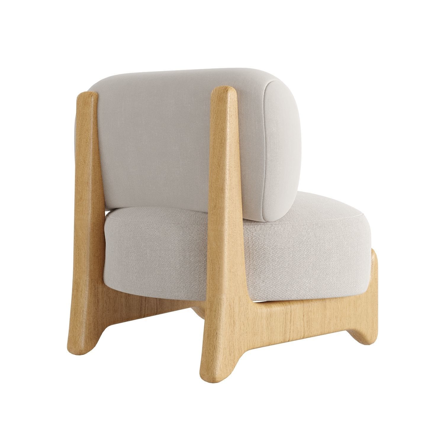 Tobo Armchair  Low-poly 3D model_4
