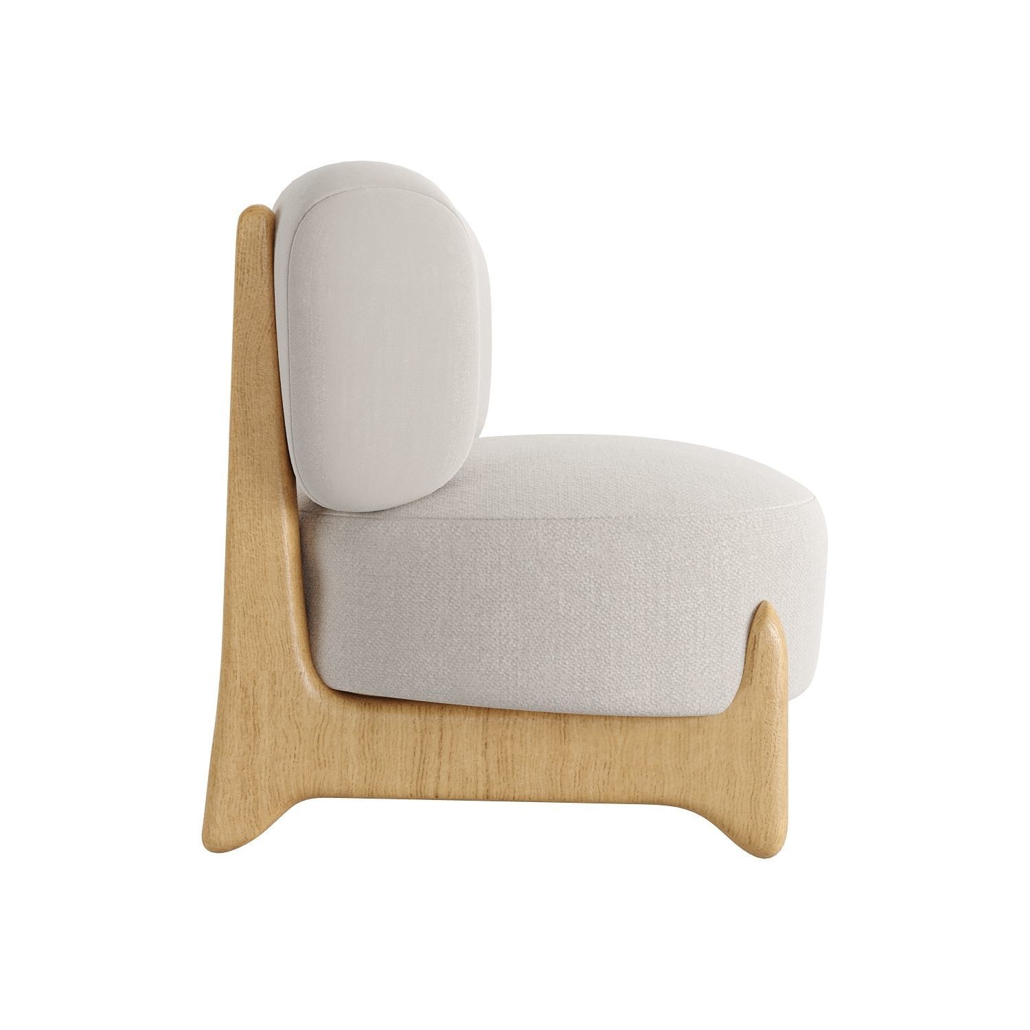 Tobo Armchair  Low-poly 3D model_3