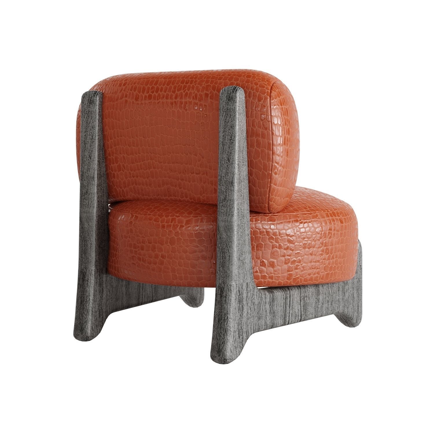 Tobo Armchair  Low-poly 3D model_12