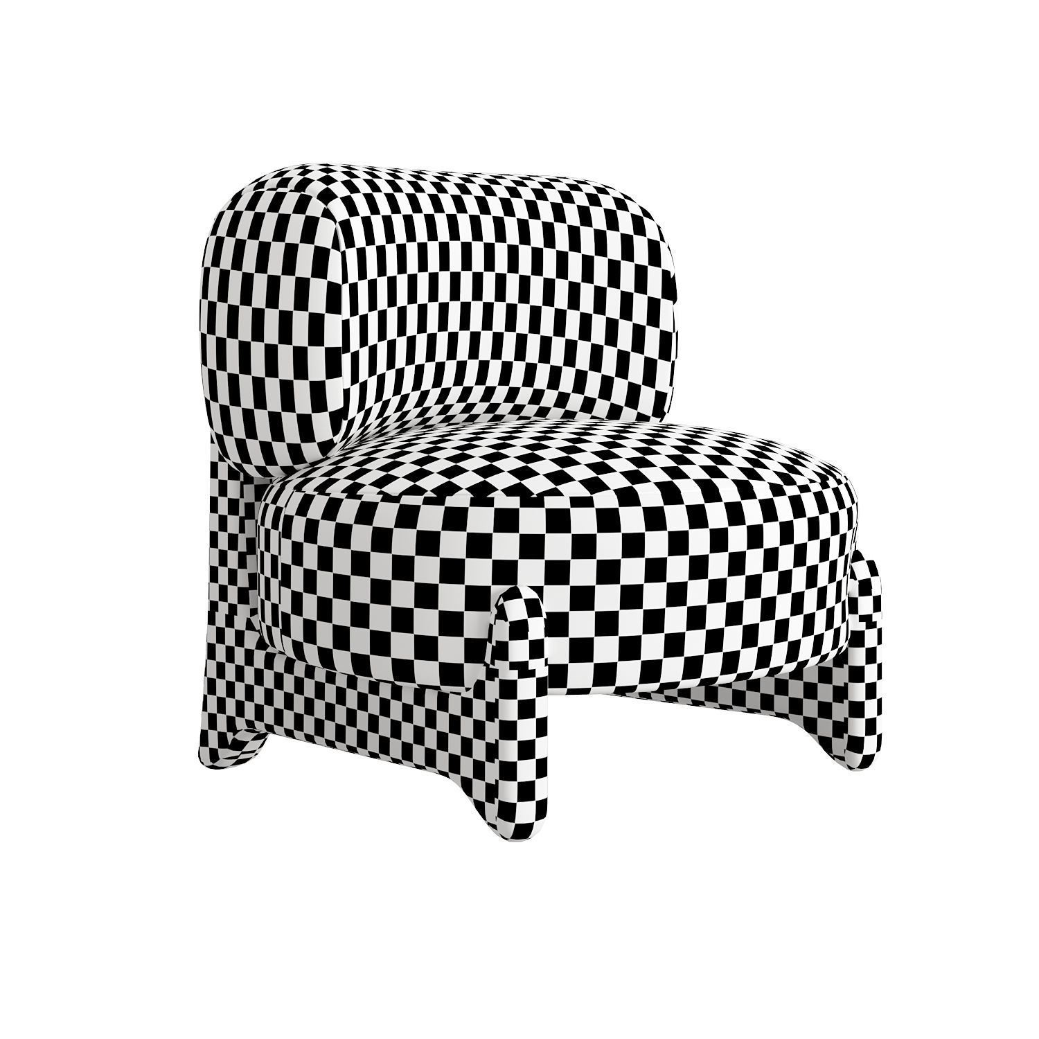Tobo Armchair  Low-poly 3D model_14