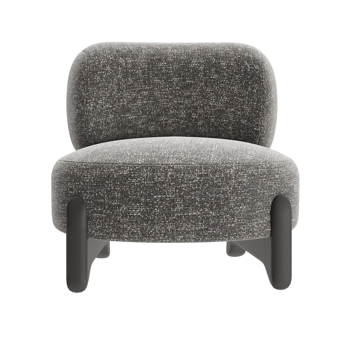 Tobo Armchair  Low-poly 3D model_6