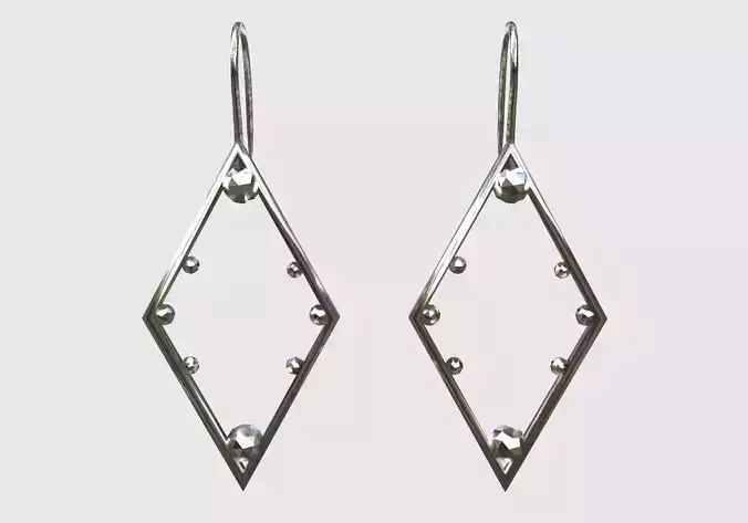 Rhombus Earrings Jewellery 