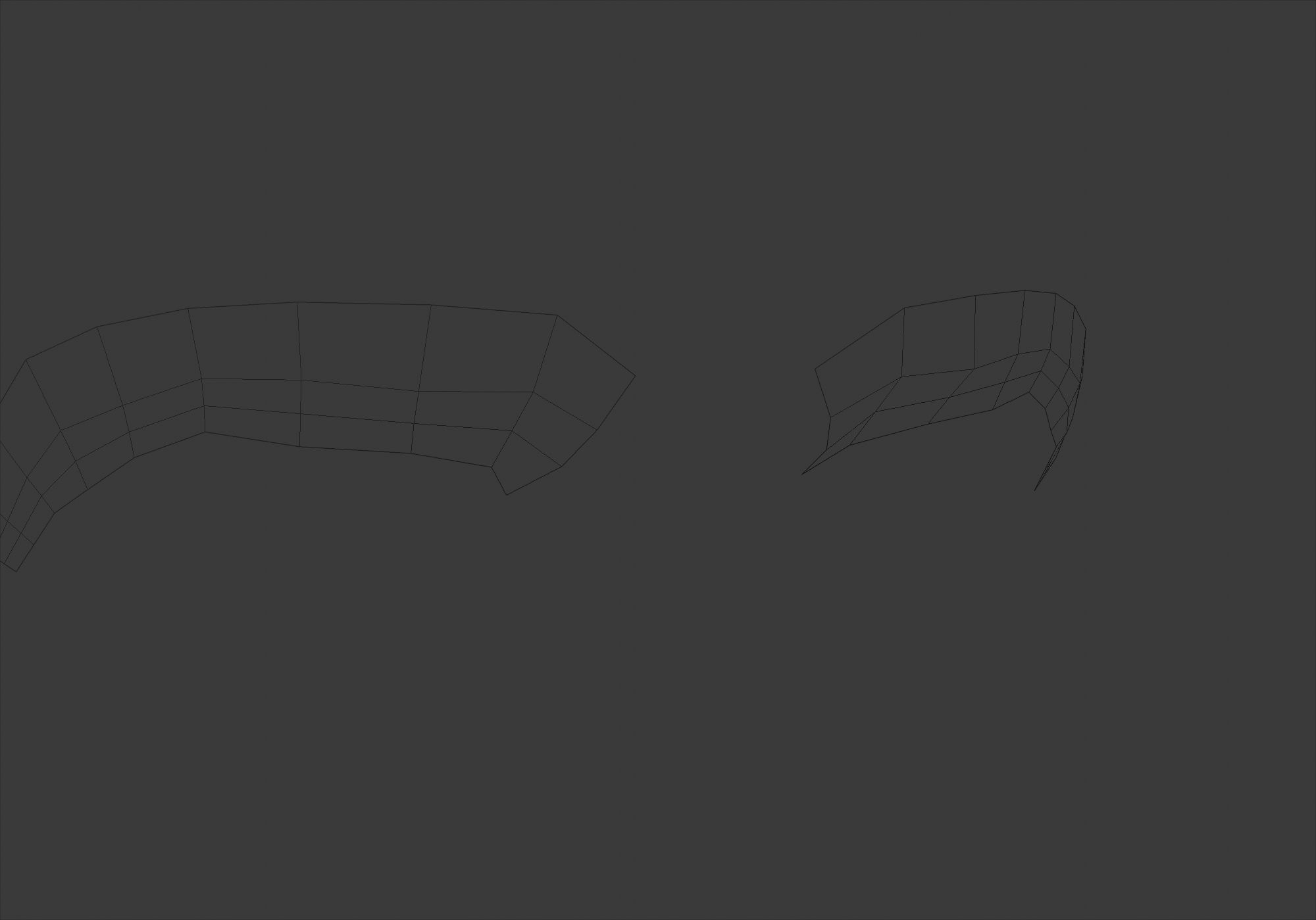 Brown Basic Eyebrow 3D model_6