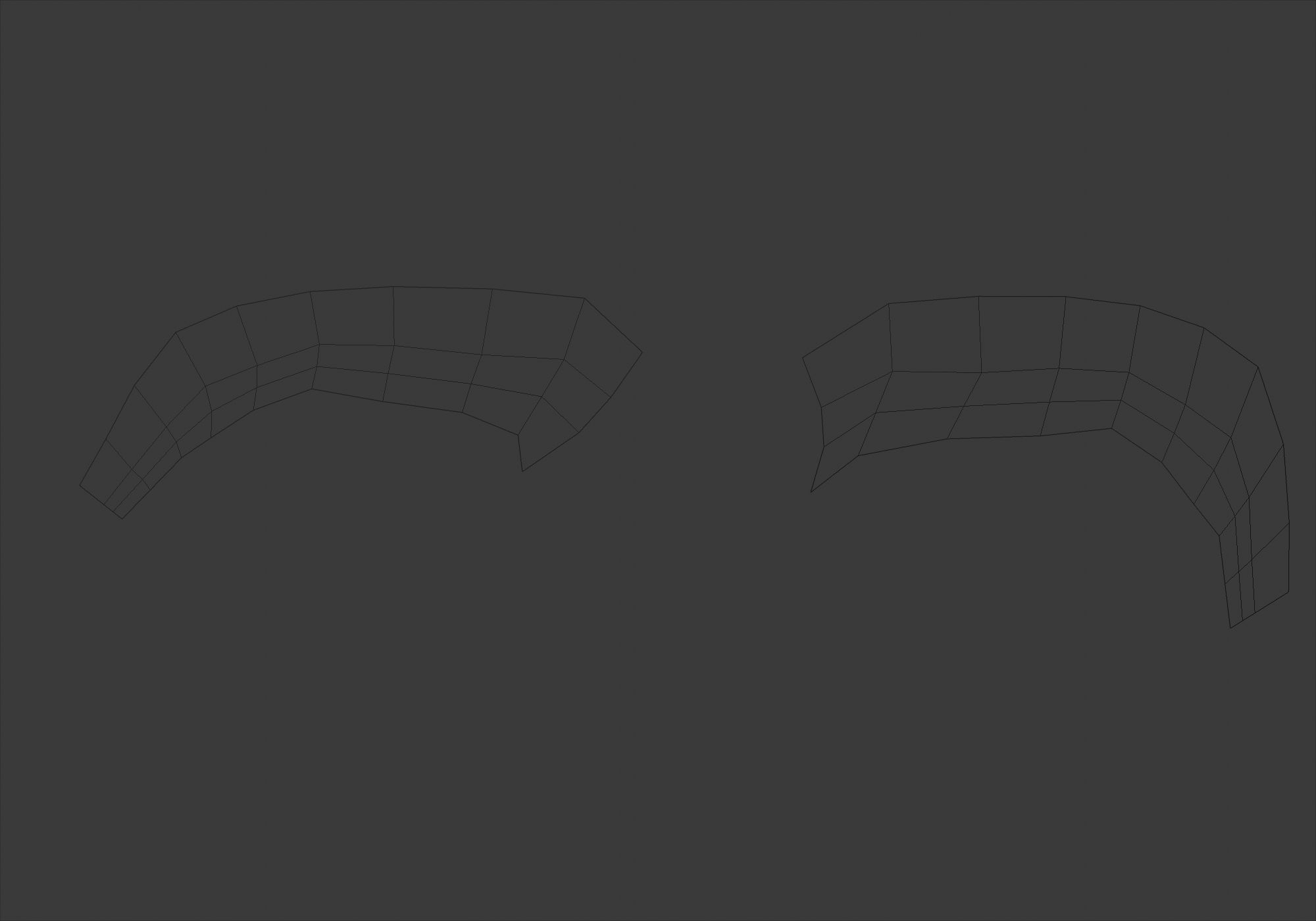 Brown Basic Eyebrow 3D model_8