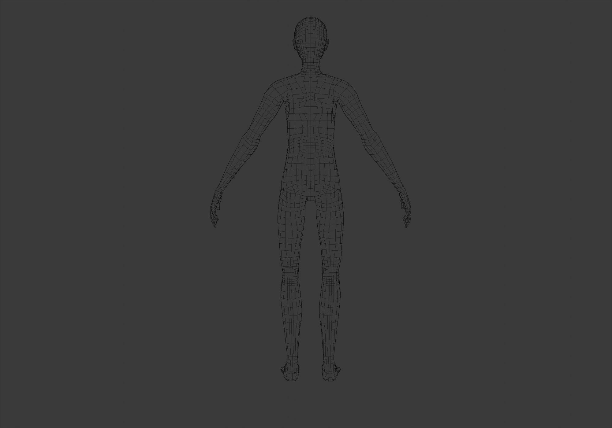 Basic Male Body 3D model_9