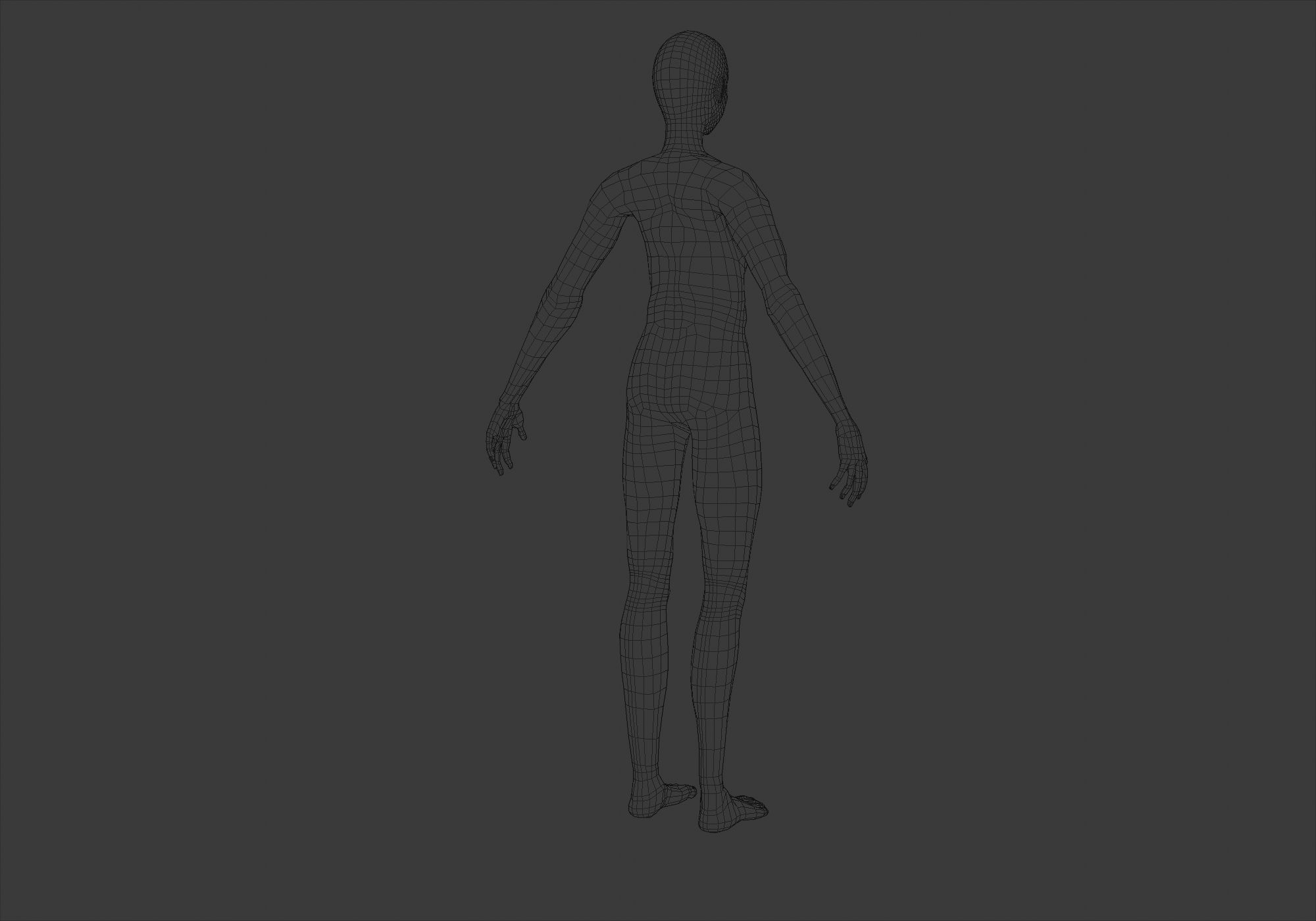 Basic Male Body 3D model_8