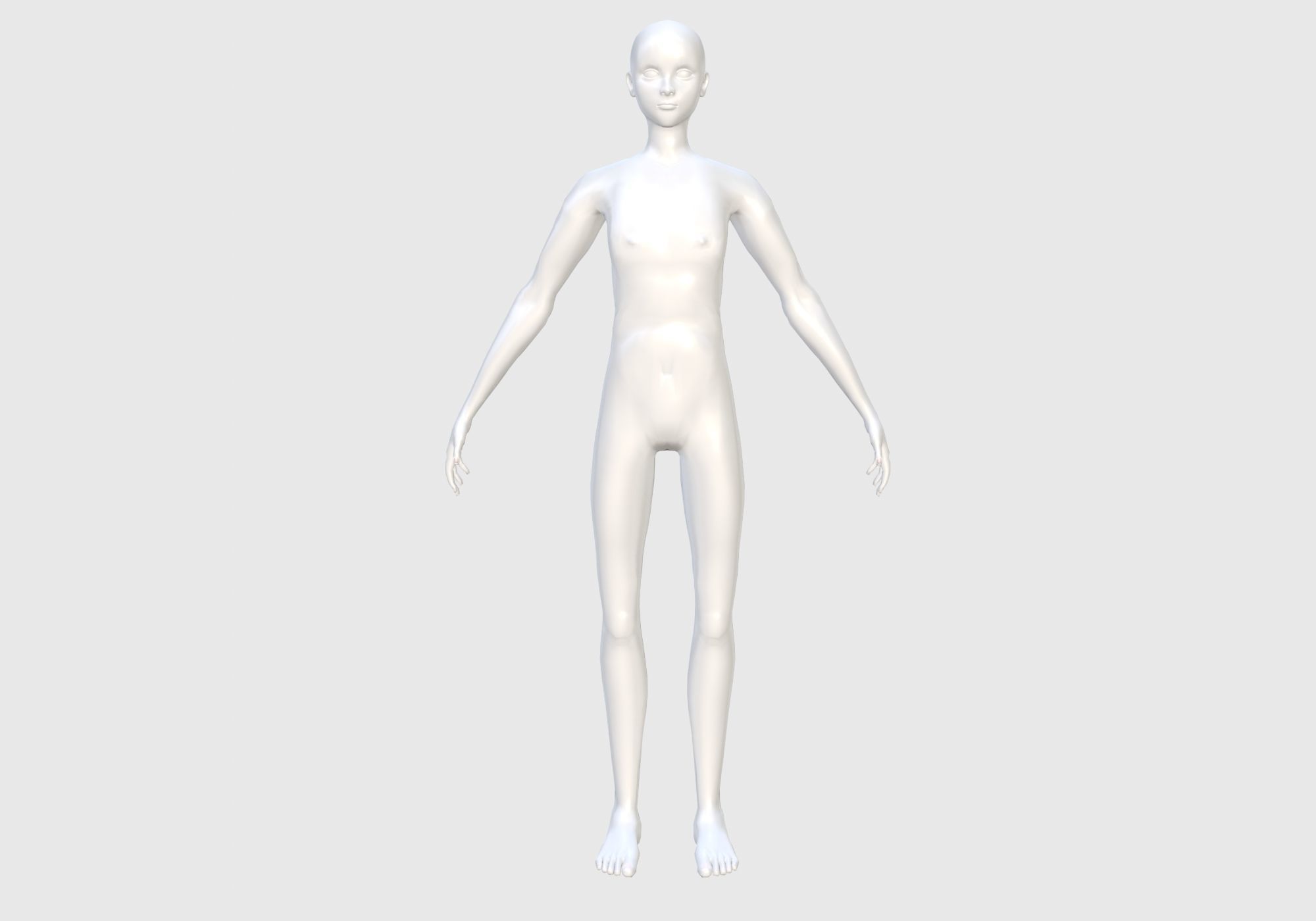 Basic Male Body 3D model | CGTrader