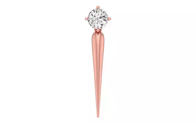Solitaire Women Pendants 3dm STL OBJ FBX Renders Details 3D print model