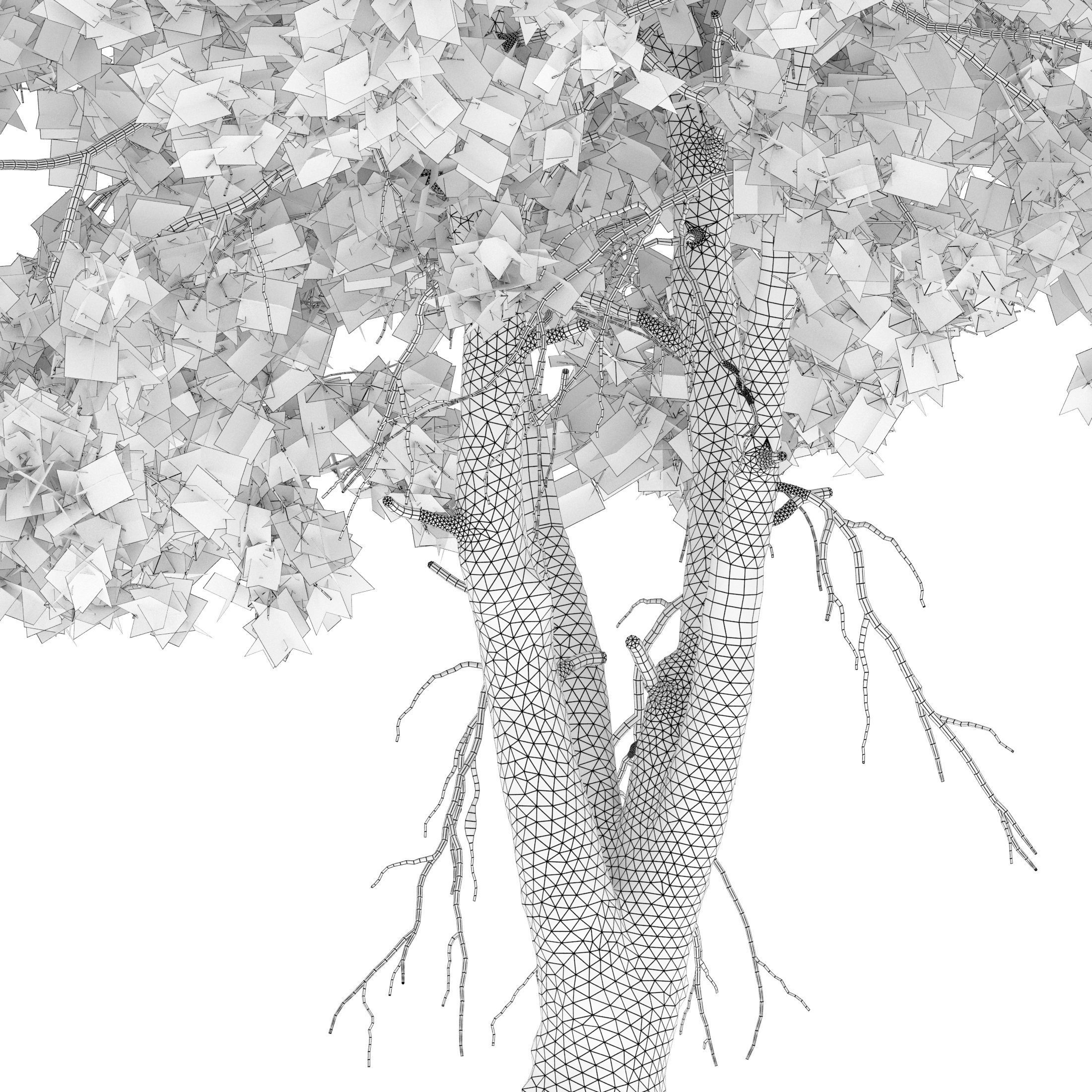 Pine trees 13 3D model_6