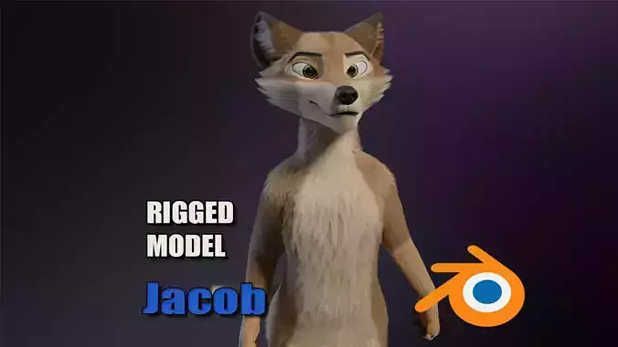 Jacob anthro dingo 3D model