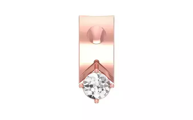 Solitaire Women Pendants 3dm STL OBJ FBX Renders Details