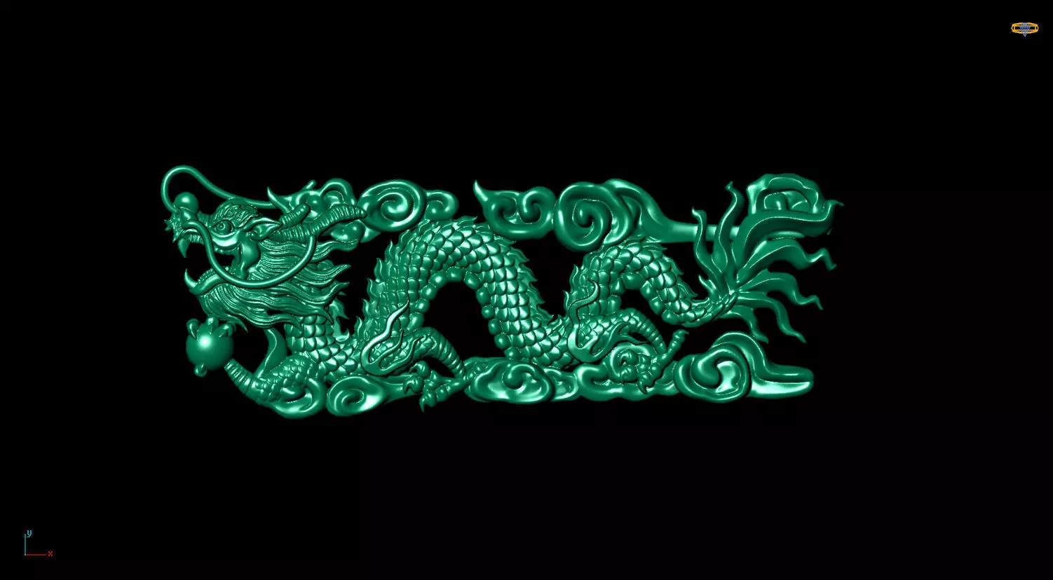 Dragon 3D print model 3D print model ring 3D print model_0