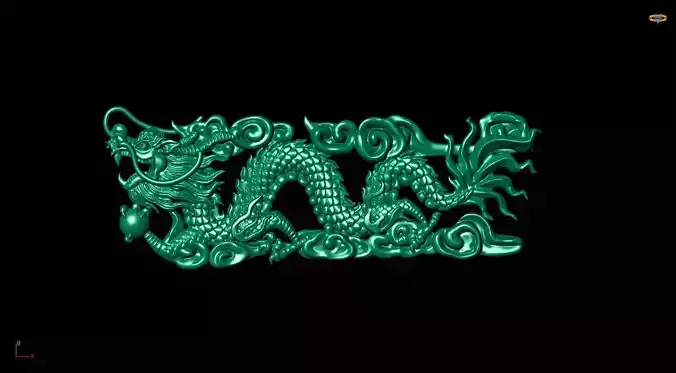 Dragon 3D print model 3D print model ring