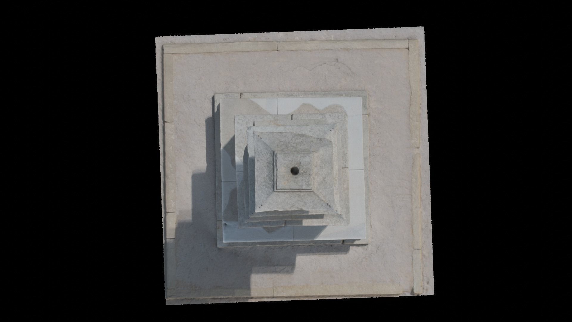 Three-story East Stone Pagoda at Sungboksa Temple Site 3D model_4