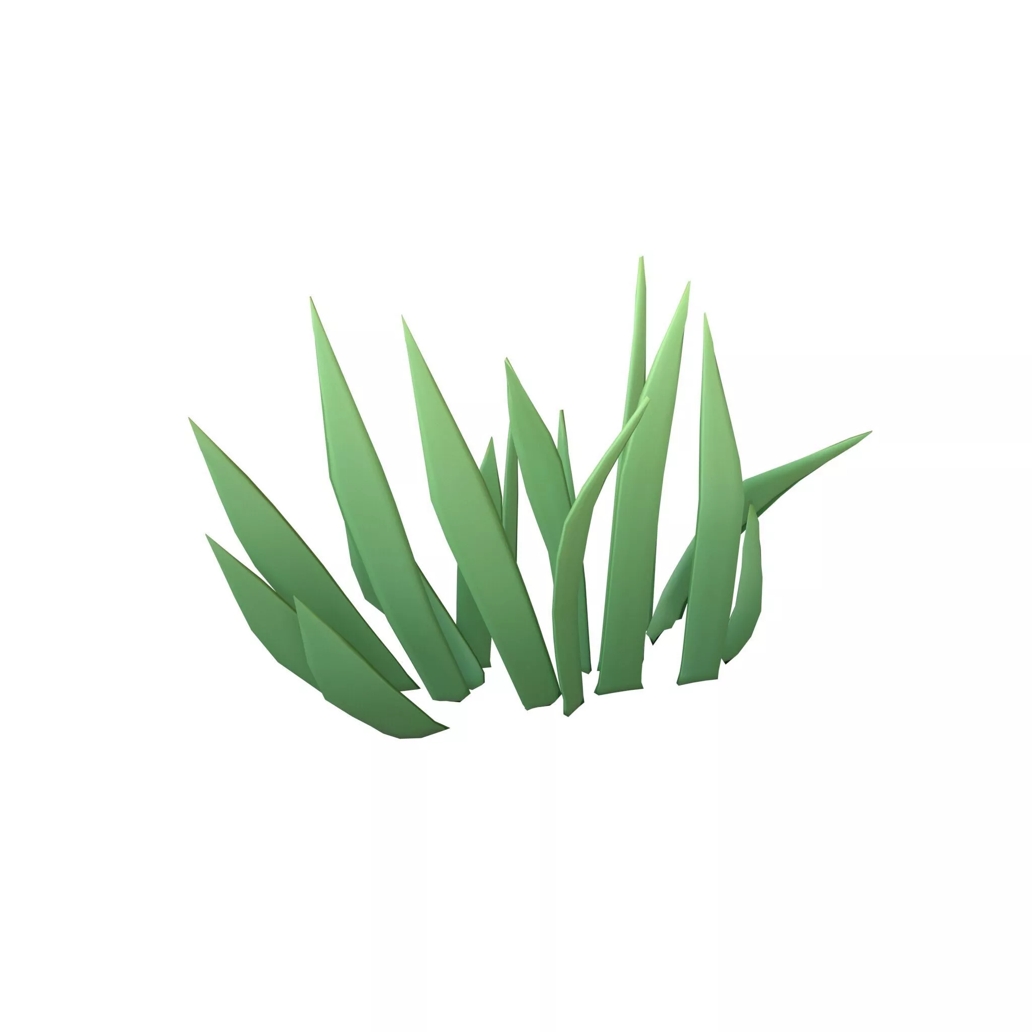 Cartoon Grass v1 001 Low-poly 3D model
