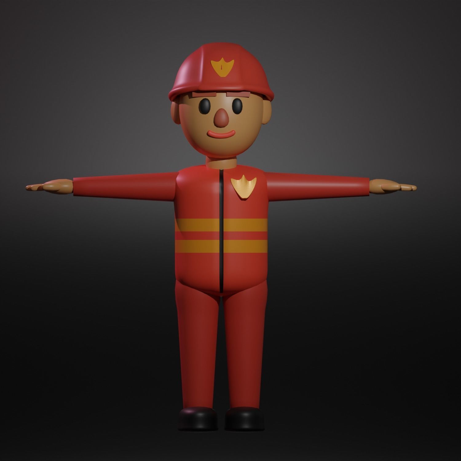 Cartoon character collection Low-poly 3D model_3